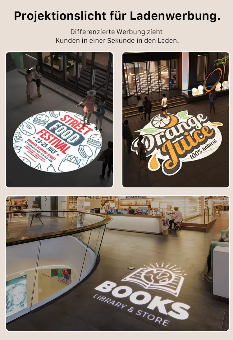 Gobo-Projektion für Events