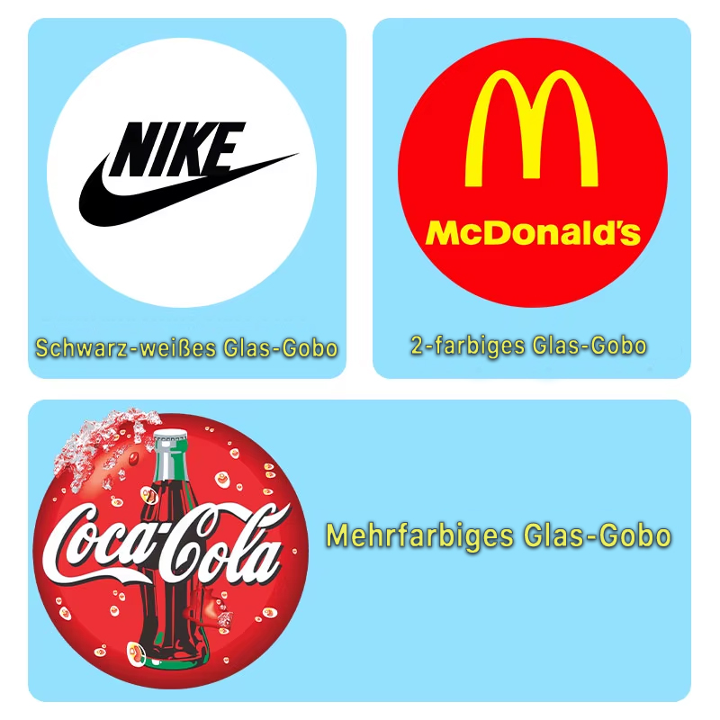 Individuelle Logo-Projektion für Werbung
