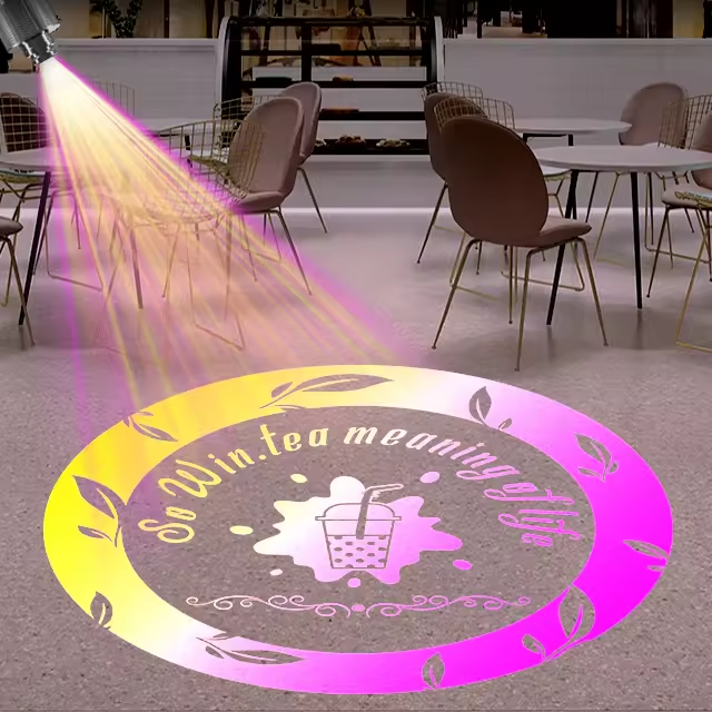 Professionelle Logo-Projektion Anwendung 3