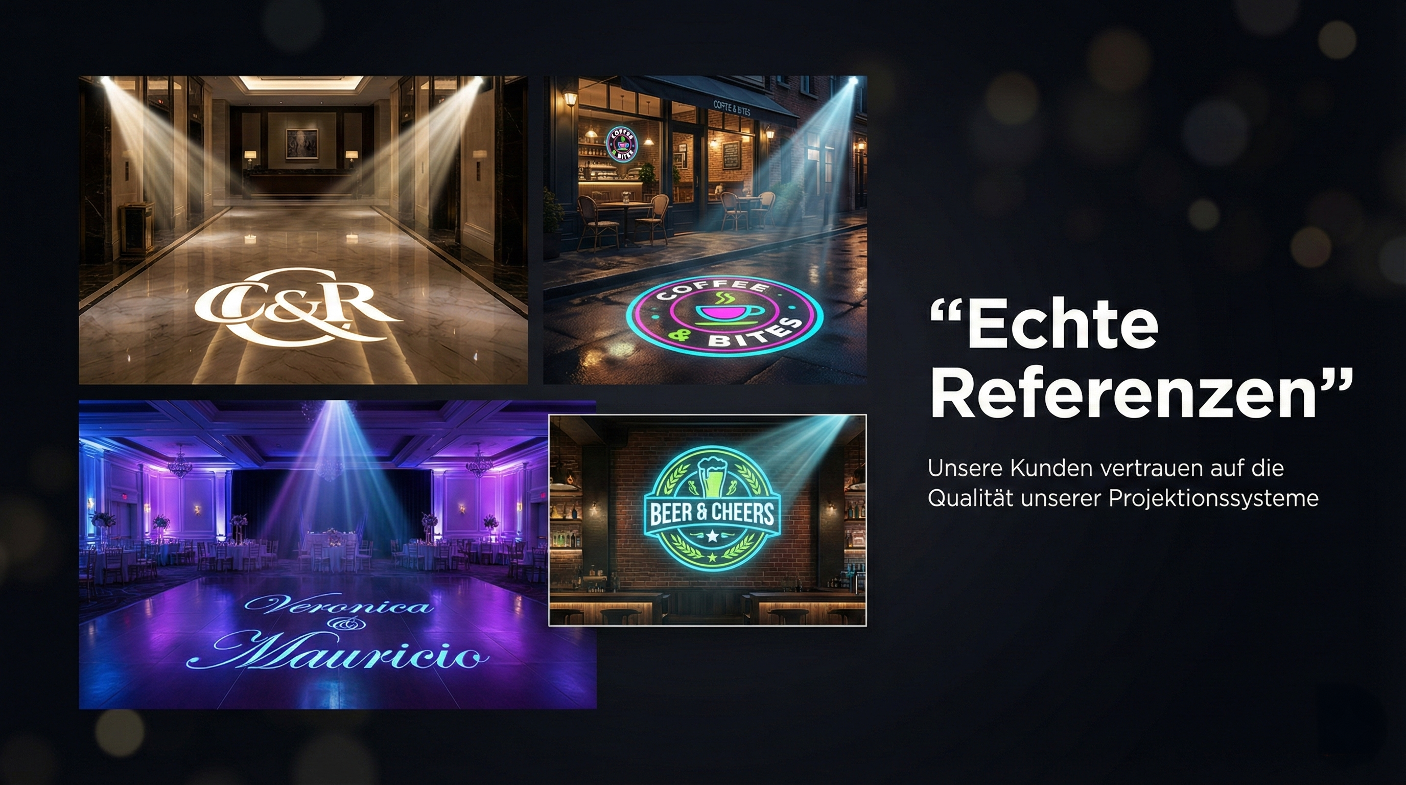 Professionelle Logo-Projektion Slider 4