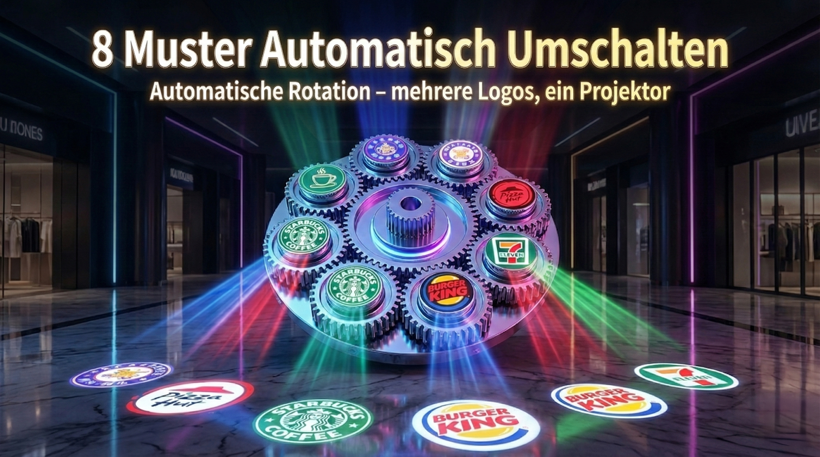 Professionelle Logo-Projektion Slider 5