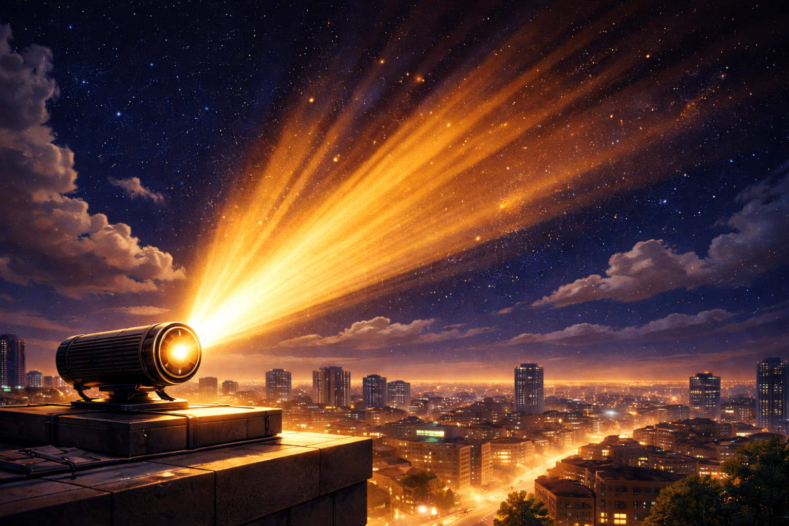 logo-in-den-himmel-projizieren