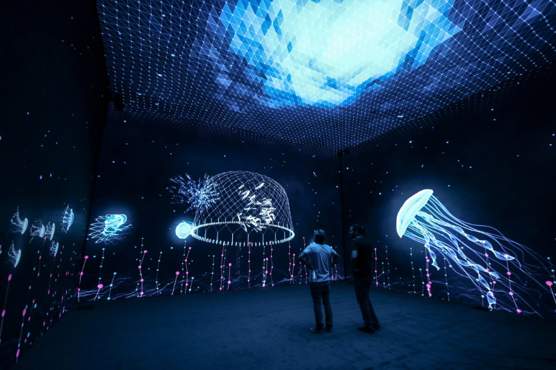 lichtprojektion-event