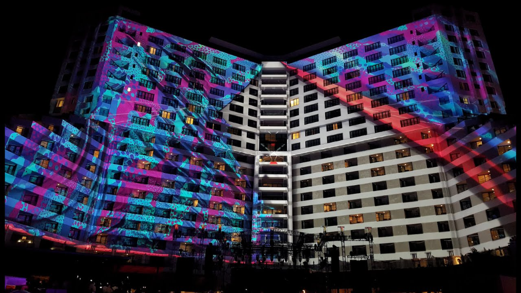 projektion-fuer-hotel