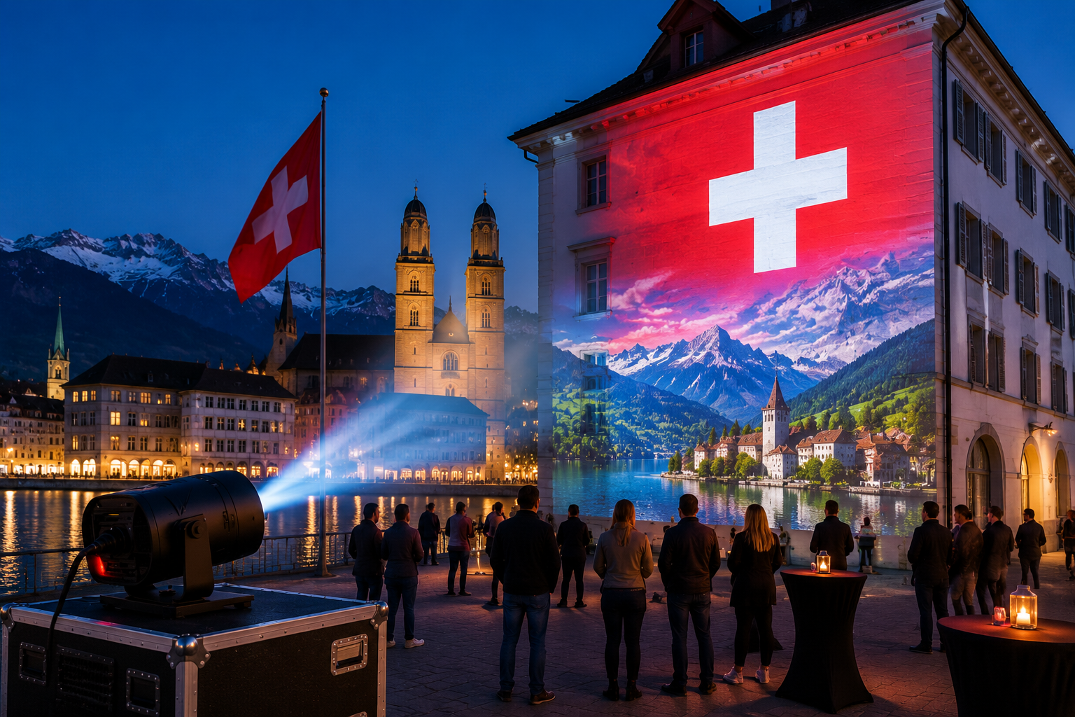 fassadenprojektion-schweiz-regionale-chancen-und-einsatzbeispiele-in-der-schweiz