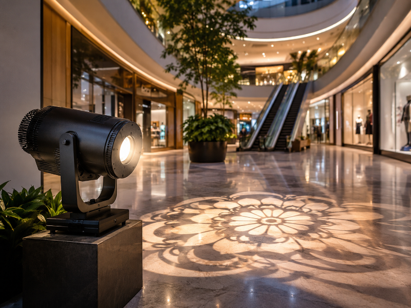 goboprojektor-strategische-nutzung-fuer-shopping-center-in-der-schweiz